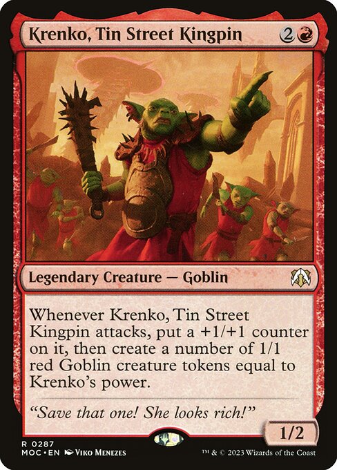 Krenko, Tin Street Kingpin - March of the Machine Commander - 287
