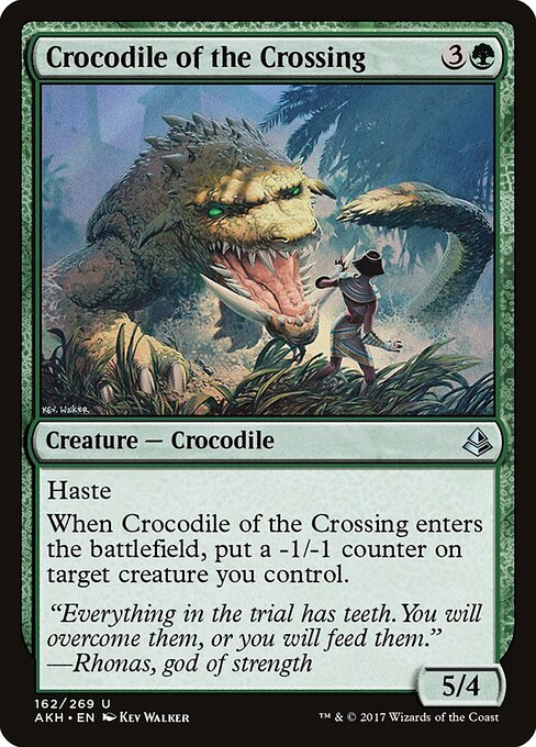 Crocodile of the Crossing - Amonkhet - 162