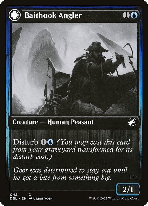 Baithook Angler // Hook-Haunt Drifter - Innistrad: Double Feature - 42