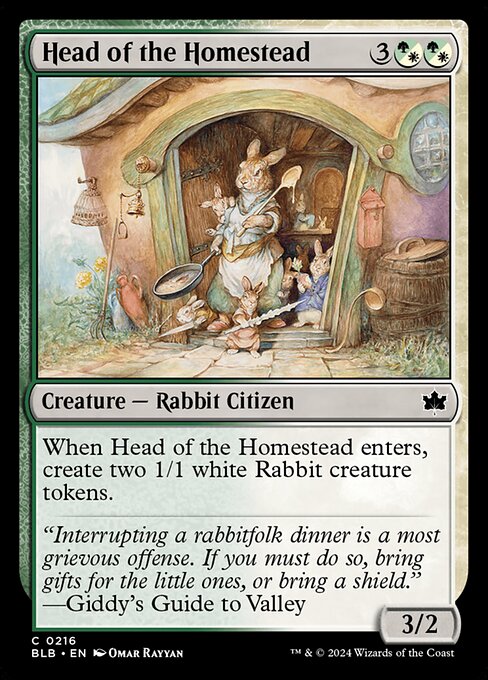 Head of the Homestead - Bloomburrow - 216