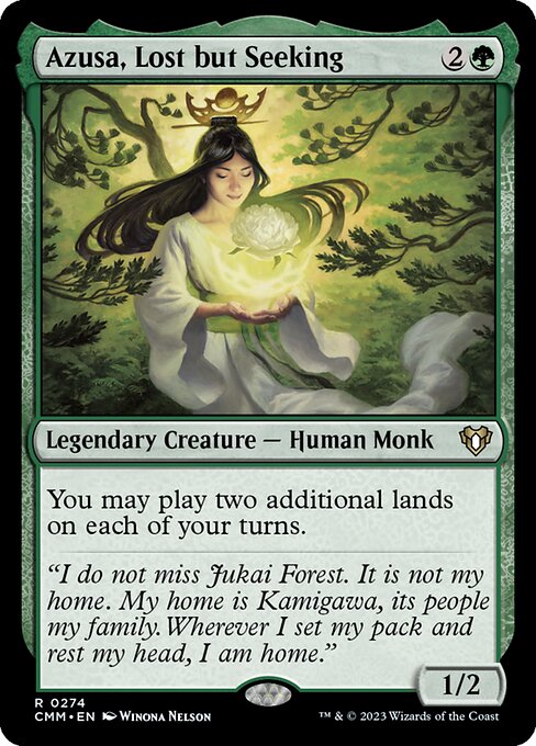 Azusa, Lost but Seeking - Commander Masters - 274
