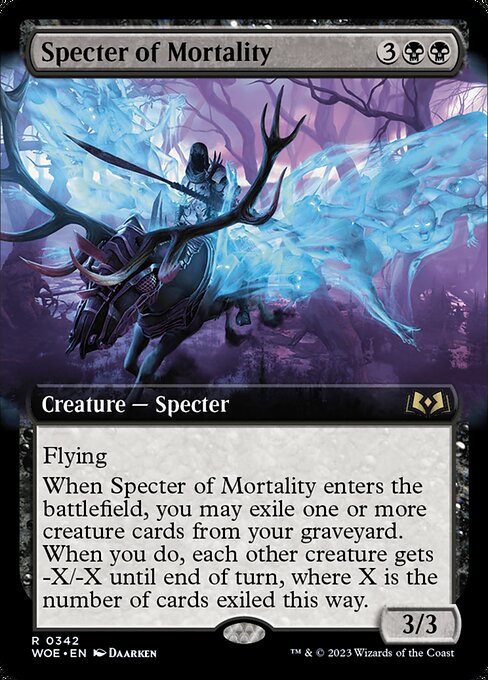 Specter of Mortality - Wilds of Eldraine - 342