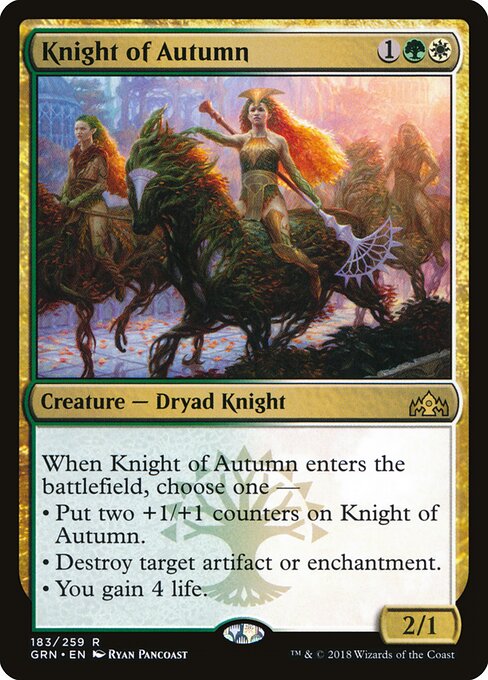Knight of Autumn - Guilds of Ravnica - 183