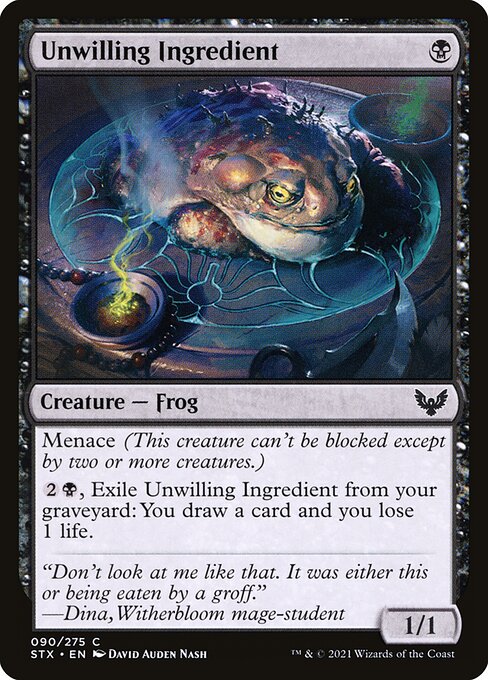 Unwilling Ingredient - Strixhaven: School of Mages - 90