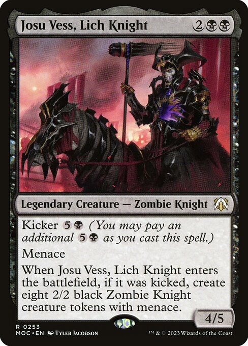 Josu Vess, Lich Knight - March of the Machine Commander - 253
