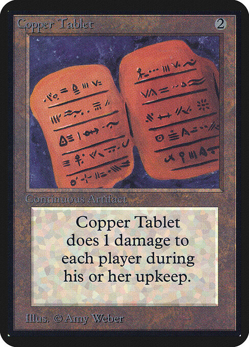 Copper Tablet - Limited Edition Alpha - 238