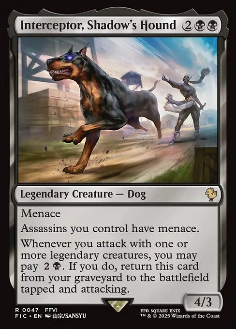 Interceptor, Shadow's Hound - Final Fantasy Commander - 47