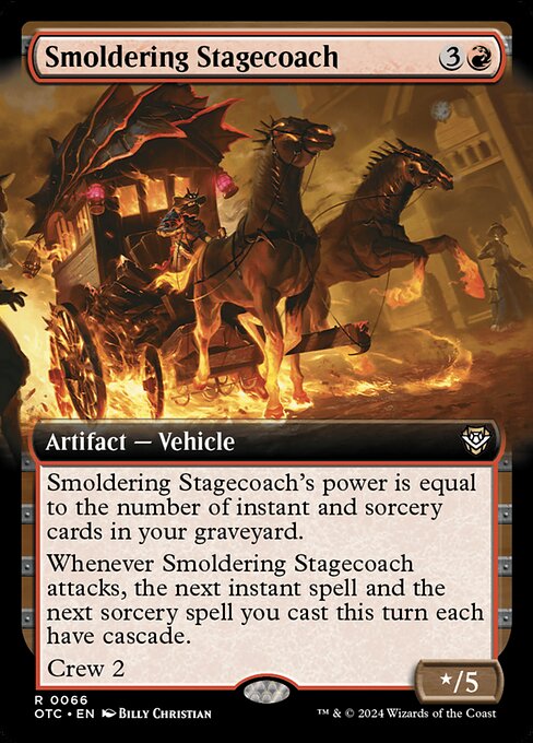 Smoldering Stagecoach - Outlaws of Thunder Junction Commander - 66