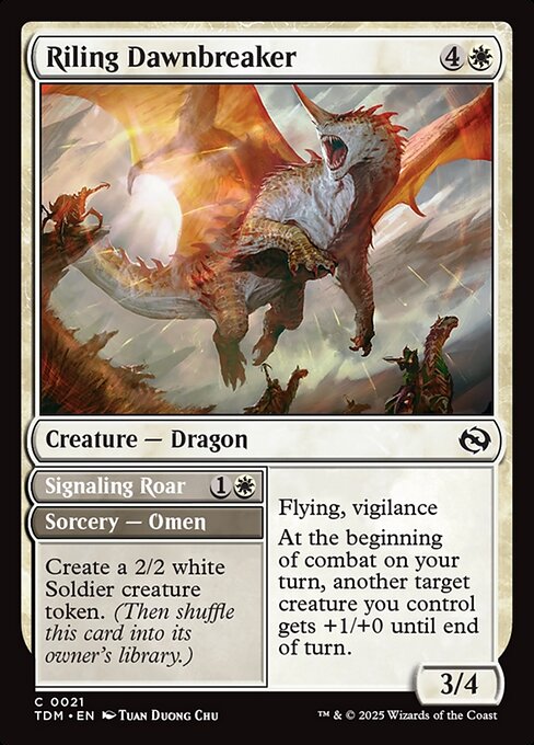 Riling Dawnbreaker // Signaling Roar - Tarkir: Dragonstorm - 21