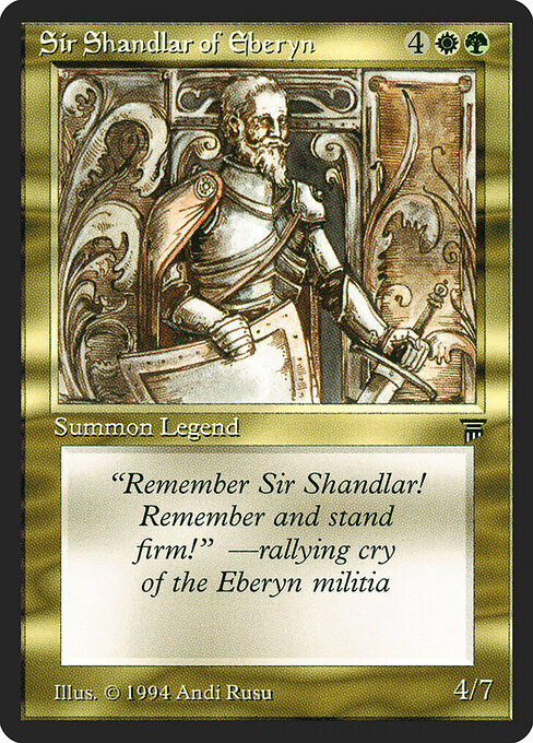Sir Shandlar of Eberyn - Legends - 257