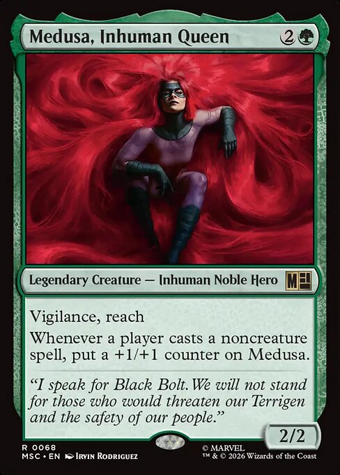Medusa, Inhuman Queen - Marvel Super Heroes Commander - 68