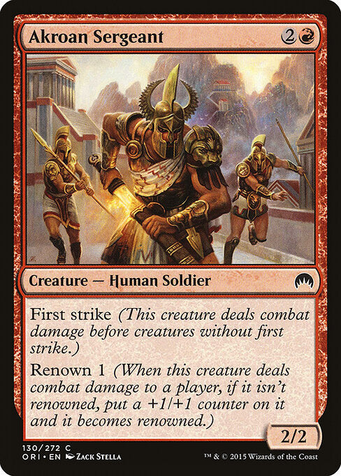 Akroan Sergeant - Magic Origins - 130