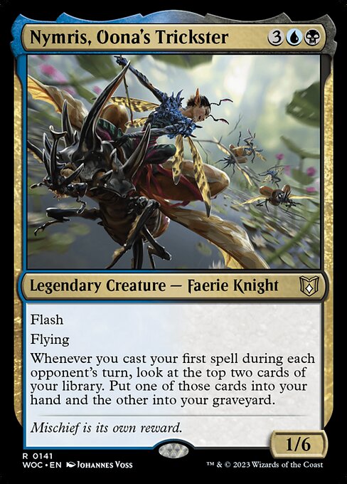 Nymris, Oona's Trickster - Wilds of Eldraine Commander - 141