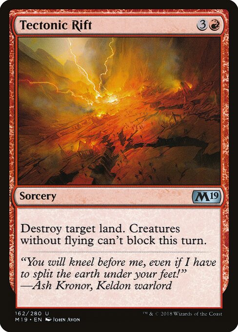 Tectonic Rift - Core Set 2019 - 162