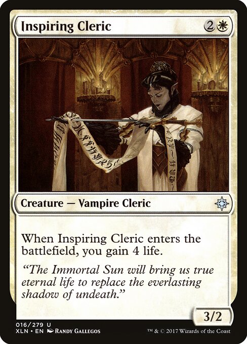 Inspiring Cleric - Ixalan - 16