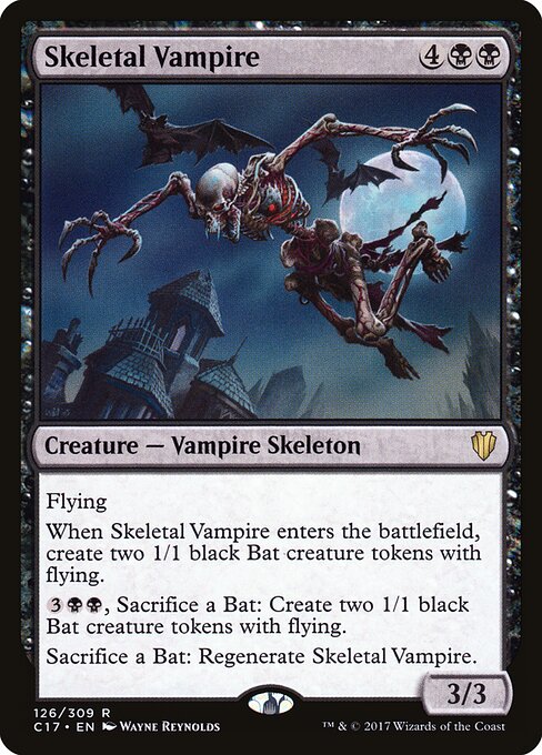 Skeletal Vampire - Commander 2017 - 126
