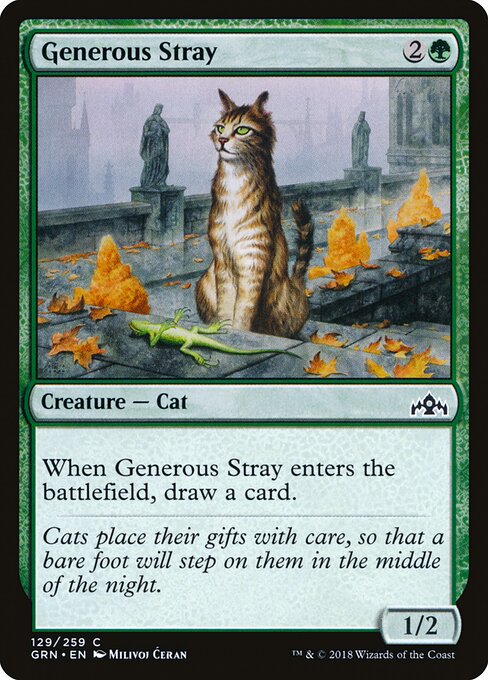 Generous Stray - Guilds of Ravnica - 129