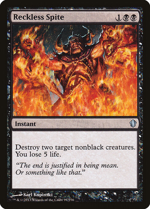 Reckless Spite - Commander 2013 - 91