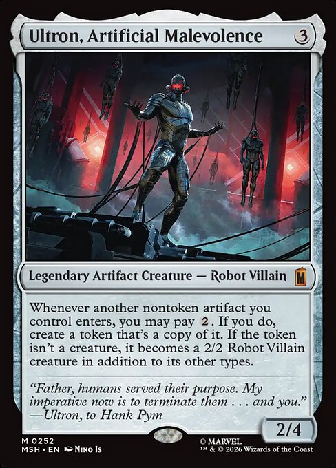 Ultron, Artificial Malevolence - Marvel Super Heroes - 252