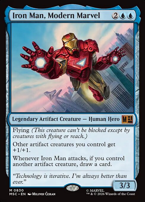 Iron Man, Modern Marvel - Marvel Super Heroes Commander - 830
