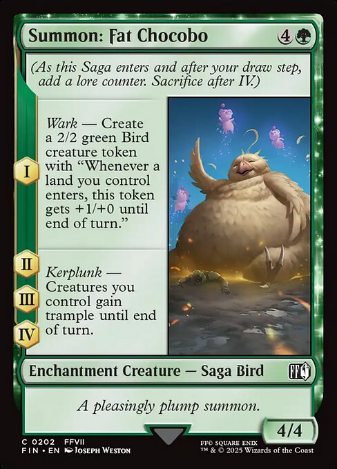 Summon: Fat Chocobo - Final Fantasy - 202