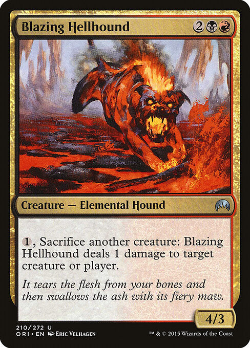 Blazing Hellhound - Magic Origins - 210