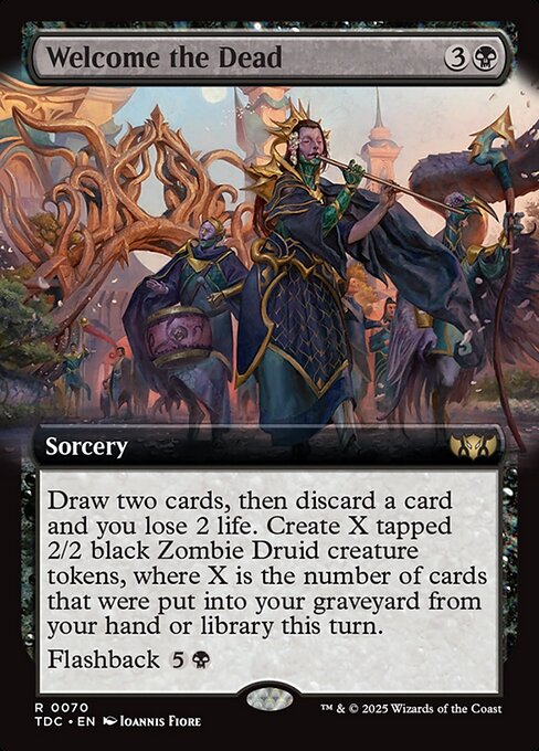 Welcome the Dead - Tarkir: Dragonstorm Commander - 70
