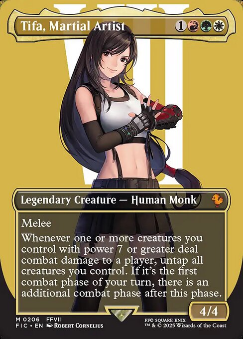 Tifa, Martial Artist - Final Fantasy Commander - 206