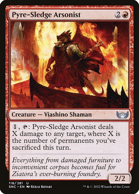 Pyre-Sledge Arsonist - Streets of New Capenna - 118