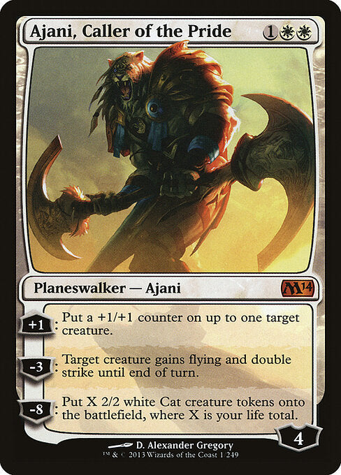 Ajani, Caller of the Pride - Magic 2014 - 1