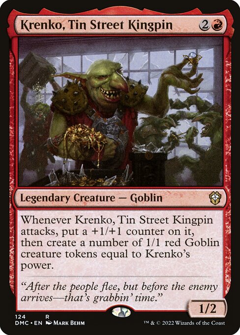 Krenko, Tin Street Kingpin - Dominaria United Commander - 124