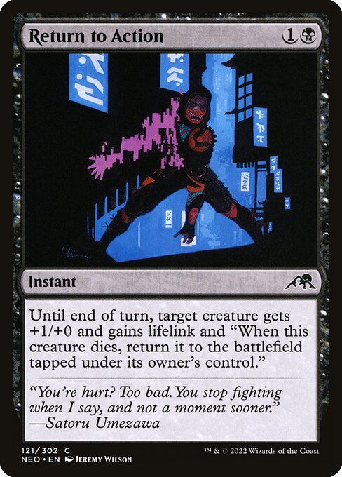 Return to Action - Kamigawa: Neon Dynasty - 121