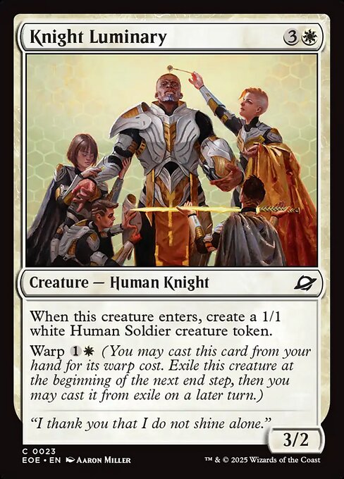 Knight Luminary - Edge of Eternities - 23