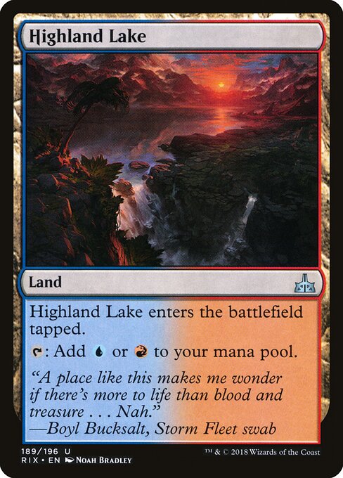 Highland Lake - Rivals of Ixalan - 189