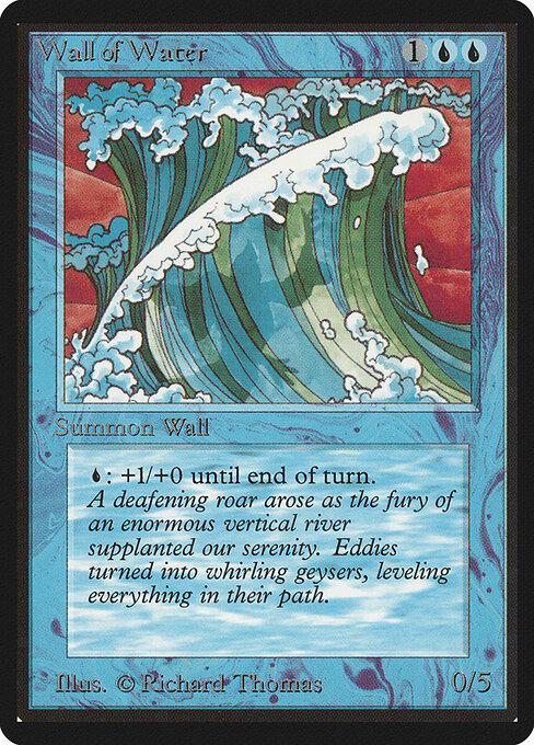 Wall of Water - Limited Edition Beta - 91