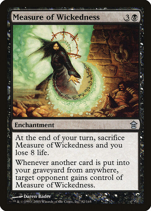 Measure of Wickedness - Saviors of Kamigawa - 82