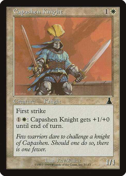 Capashen Knight - Urza's Destiny - 3