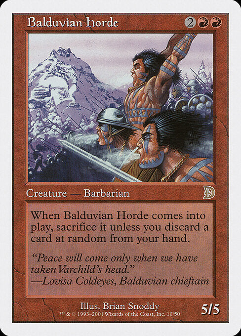 Balduvian Horde - Deckmasters - 10