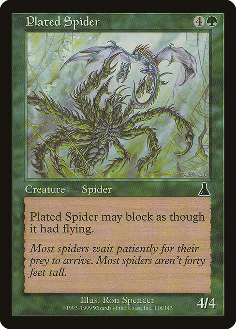 Plated Spider - Urza's Destiny - 116