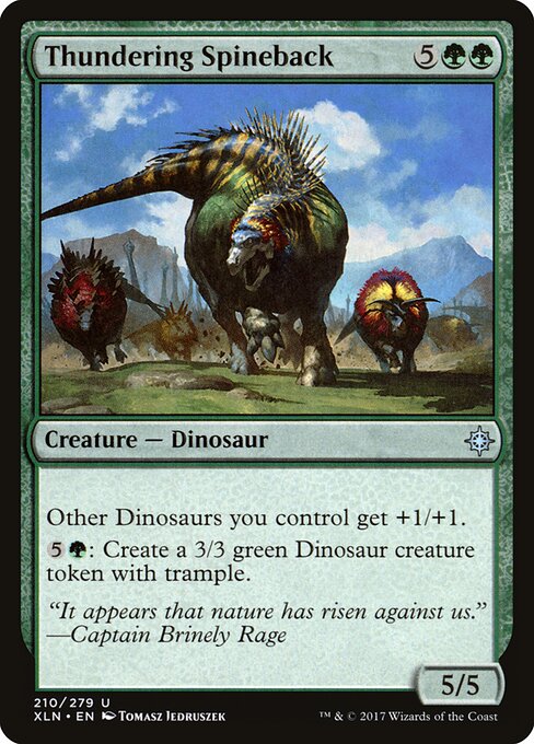 Thundering Spineback - Ixalan - 210