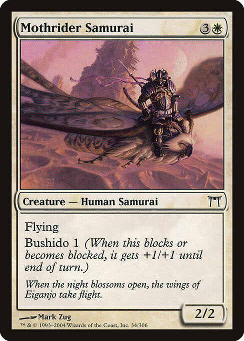 Mothrider Samurai - Champions of Kamigawa - 34