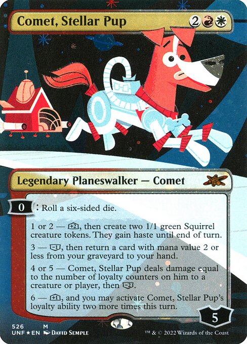 Comet, Stellar Pup - Unfinity - 526