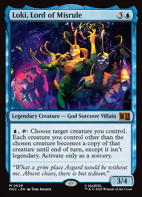 Loki, Lord of Misrule - Marvel Super Heroes Commander - 628