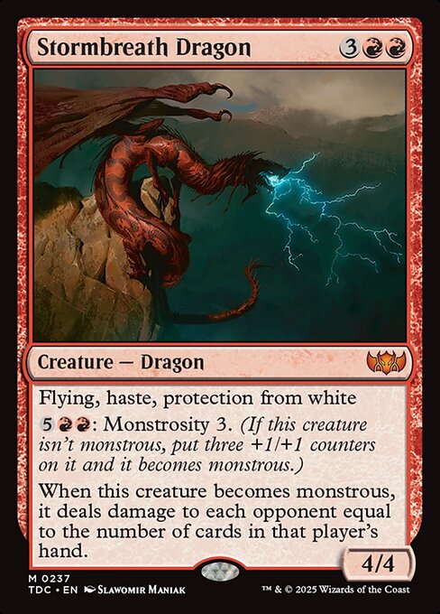Stormbreath Dragon - Tarkir: Dragonstorm Commander - 237