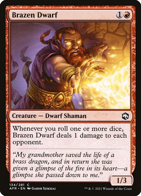 Brazen Dwarf - Adventures in the Forgotten Realms - 134