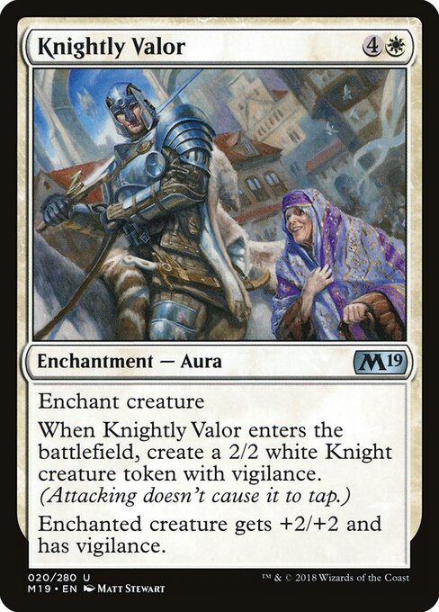 Knightly Valor - Core Set 2019 - 20