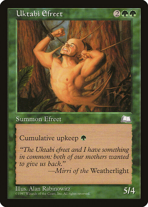 Uktabi Efreet - Weatherlight - 143