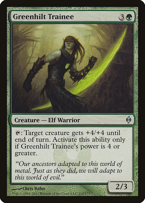 Greenhilt Trainee - New Phyrexia - 112