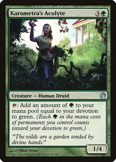 Karametra's Acolyte - Theros - 160