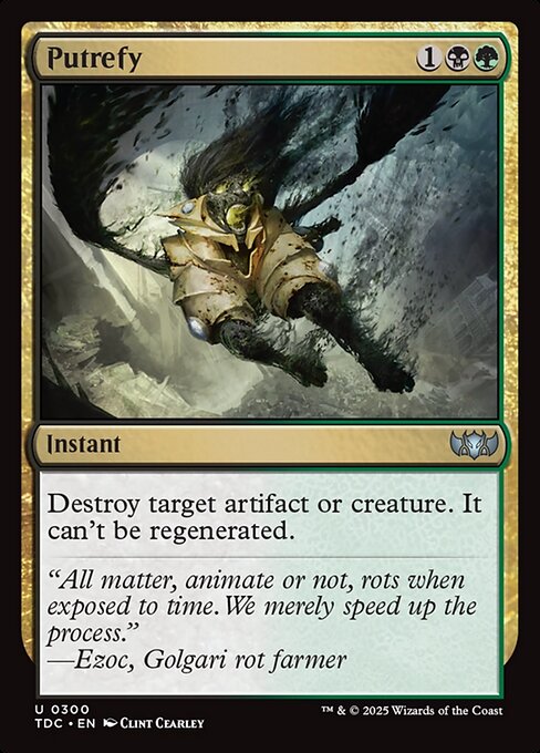 Putrefy - Tarkir: Dragonstorm Commander - 300